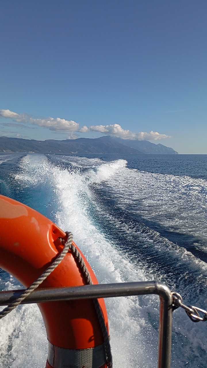 Вид на Святую Гору Афон с моря
